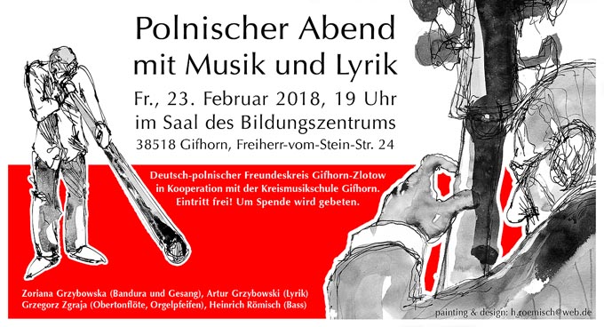 AtmoSfera beim polnischen Abend mit Musik und Lyrik (2018)